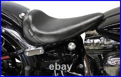 Bare Bones Smooth Vinyl Solo Seat Black Foam LeP. LKB-007 For 13-17 Harley FXSB