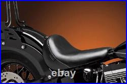 Bare Bones Smooth Vinyl Solo Seat Black Le Pera LKS-007 For Harley FLS FXS