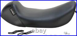 Bare Bones Smooth Vinyl Solo Seat LH-005PY For 02-07 FLH FLT withStretched Tank