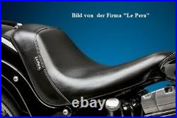 Harley Einzelsitz Solo Sitz Le Pera Bare Bones GEL Softail 06-17 200mm Rad