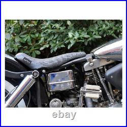 LE Pera Moto Motorbike Bare Bones Solo Seat Basket Weave For 64-84 FL / FX (NU)