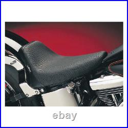 LE Pera Moto Motorbike Bare Bones Solo Seat Basket Weave For 84-99 Softail (NU)