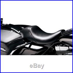 Le Pera Bare Bones Smooth Up Front Solo Seat for Harley Road King 02-07