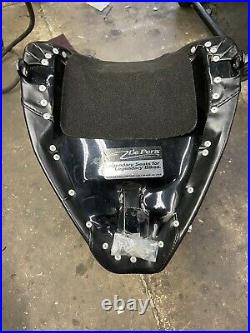 Le Pera Bare Bones Solo Seat 1984-1999 Harley Softail Chopper Leather Black