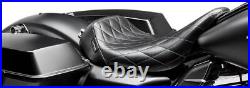 Le Pera Bare Bones Solo Seat Diamond Stitch Blk For H-D FLHR 1750 ABS 2021-2022