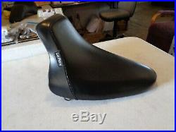 Le Pera Bare Bones Solo Seat With Biker Gel, 00-07 Most Harley Softails, LX-007