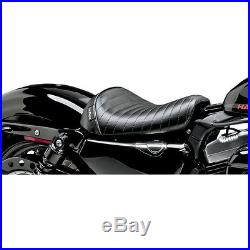Le Pera Black Pleated Bare Bones Solo Seat 10-14 Harley Sportster 1200X/V