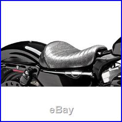 Le Pera Charcoal Metalflake Bare Bones Solo Seat Harley XL With 4.5 Gallon Tank