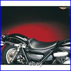 Le Pera LG-008 Smooth Black Bare Bones Solo Seat with Gel Harley FXR 82-00