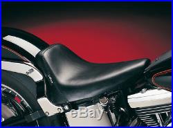 Le Pera LGX-007 Smooth Black Bare Bones Solo withGel Seat 00-05 FXST 00-07 FLST/N
