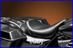 Le Pera LK-005 Bare Bones Smooth Low Profile Solo Seat Harley FL Touring 08-Up