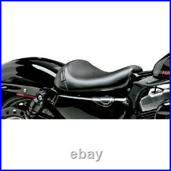 Le Pera LK-006 Smooth Black Solo Driver Seat Harley Sportster XL1200X/V 10-17