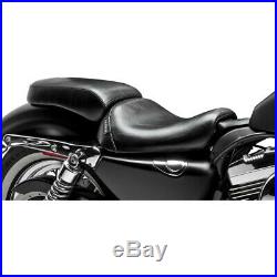 Le Pera LK-006P Smooth Bare Bones Black Pillion Pad Seat Harley XL1200X/V 10-17