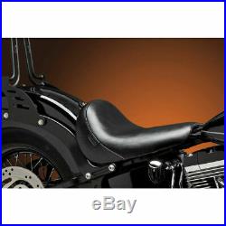 Le Pera LKS-007 Smooth Black Bare Bones Solo Seat Harley Softail FXS & FLS