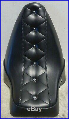 Le Pera LX-007 Bare Bones Avanti Solo Seat Diamonds & Studs 00-07 Softail 150mm