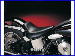 Le Pera Motorcycle Bare Bones Gel Solo Seat Smooth Black Vinyl For 00-07 Softail