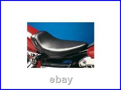Le Pera Motorcycle Bare Bones Gel Solo Seat Smooth Black Vinyl For 06-17 Softail
