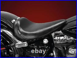 Le Pera Motorcycle Bare Bones Gel Solo Seat Smooth Black Vinyl For 13-14 FXSBSE