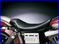 Le Pera Motorcycle Bare Bones Solo Seat Smooth Black Vinyl For 04-05 FXDWGI