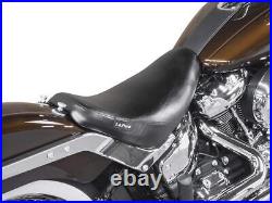 Le Pera Motorcycle Bare Bones Solo Seat Smooth Black Vinyl For 18-20 FLDE