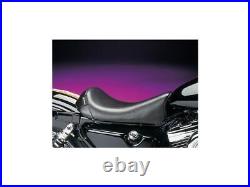 Le Pera Motorcycle Motorbike Bare Bones LT Solo Seat Pleated Stitch Black Vinyl