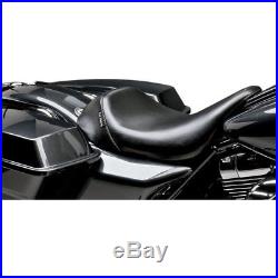 Le Pera Smooth Bare Bones Solo Seat for 08-16 Harley Electra, Road, Street Glide