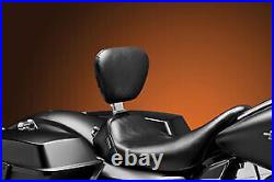 Le Pera Smooth Bare Bones Solo Seat with Backrest for 08-13 Harley LK-005BR