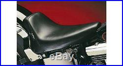 Le Pera Smooth Bare Bones Solo Seat with Biker Gel for 06-14 Harley Dyna Models