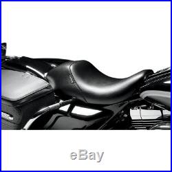Le Pera Smooth Up-Front Bare Bones Solo Seat for 2008-2016 Harley Touring Models