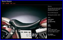 LePera Bare Bones Front Driver & Rear Back Seats for 2006-2017 Harley Dyna