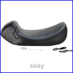 LePera Smooth Bare Bones Solo Seat for 2008-18 H-D Touring with Yaffe Stretch Tank