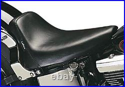 Lepera Bare Bones Solo Seat (Biker Gel) for 88-99 Harley FLSTC Black