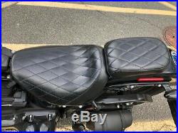 Pre-Owned Like New Le Pera Diamond Bare Bones Motorcycle Solo Seat Black